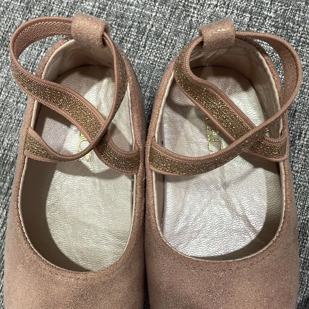 BUNDLE 2 Pair Baby Girls Infants Shoes Size 2 Pink/White